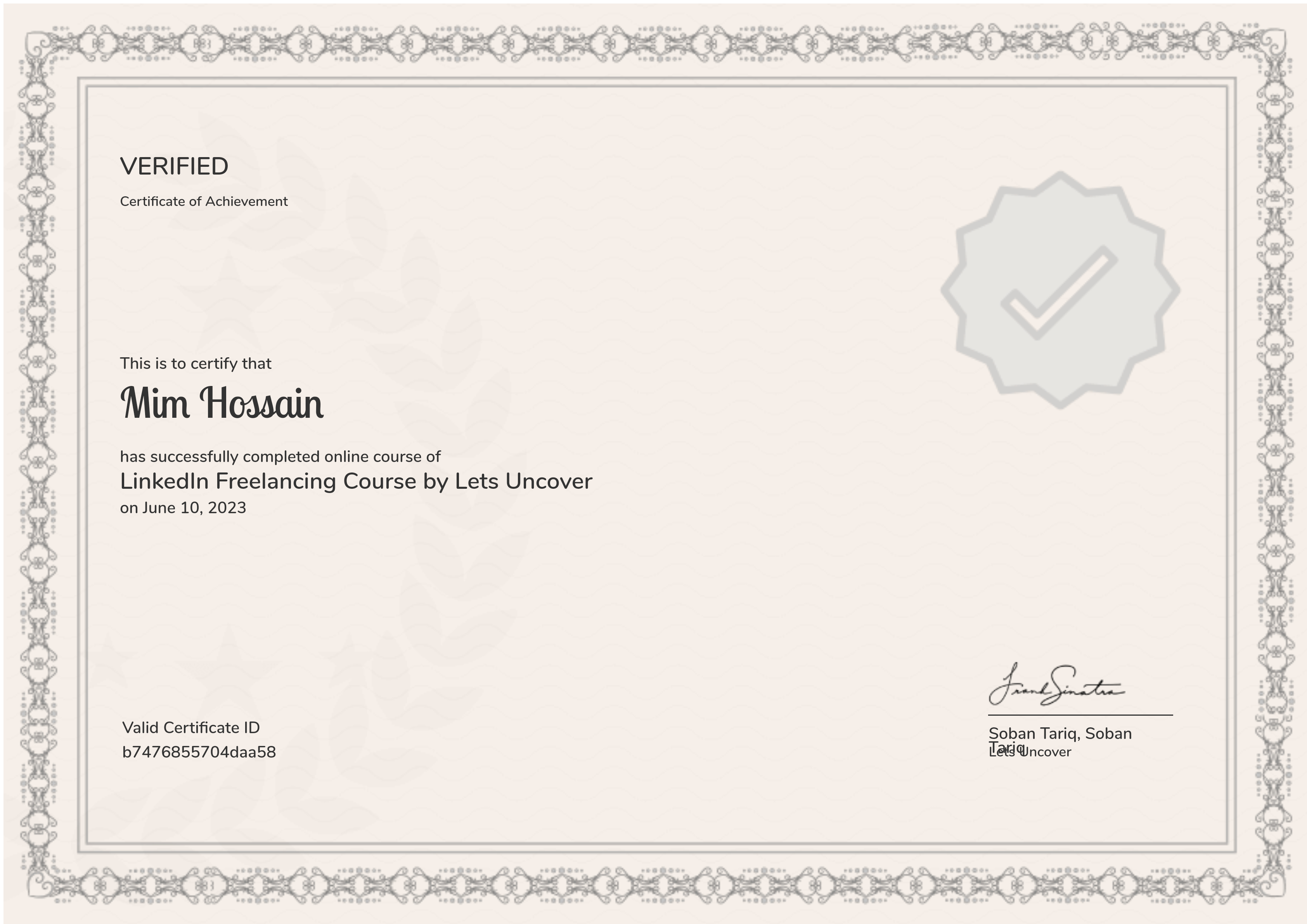 LinkedIn Freelancing Course by Lets Uncover